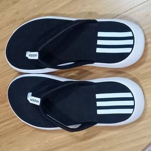 Adidas flip flops NWOT